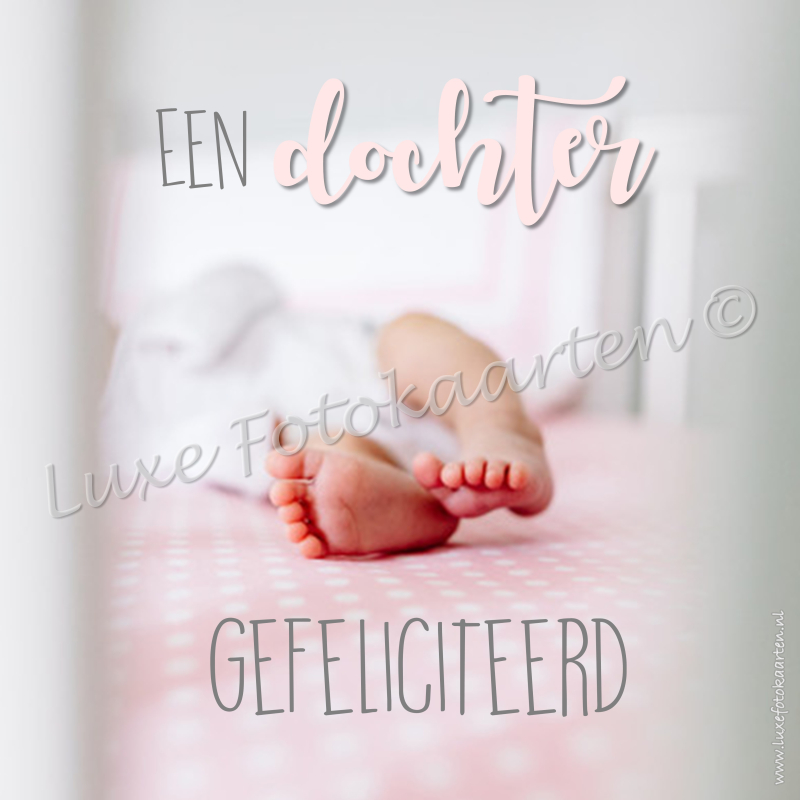 Geboorte dochter - voetjes